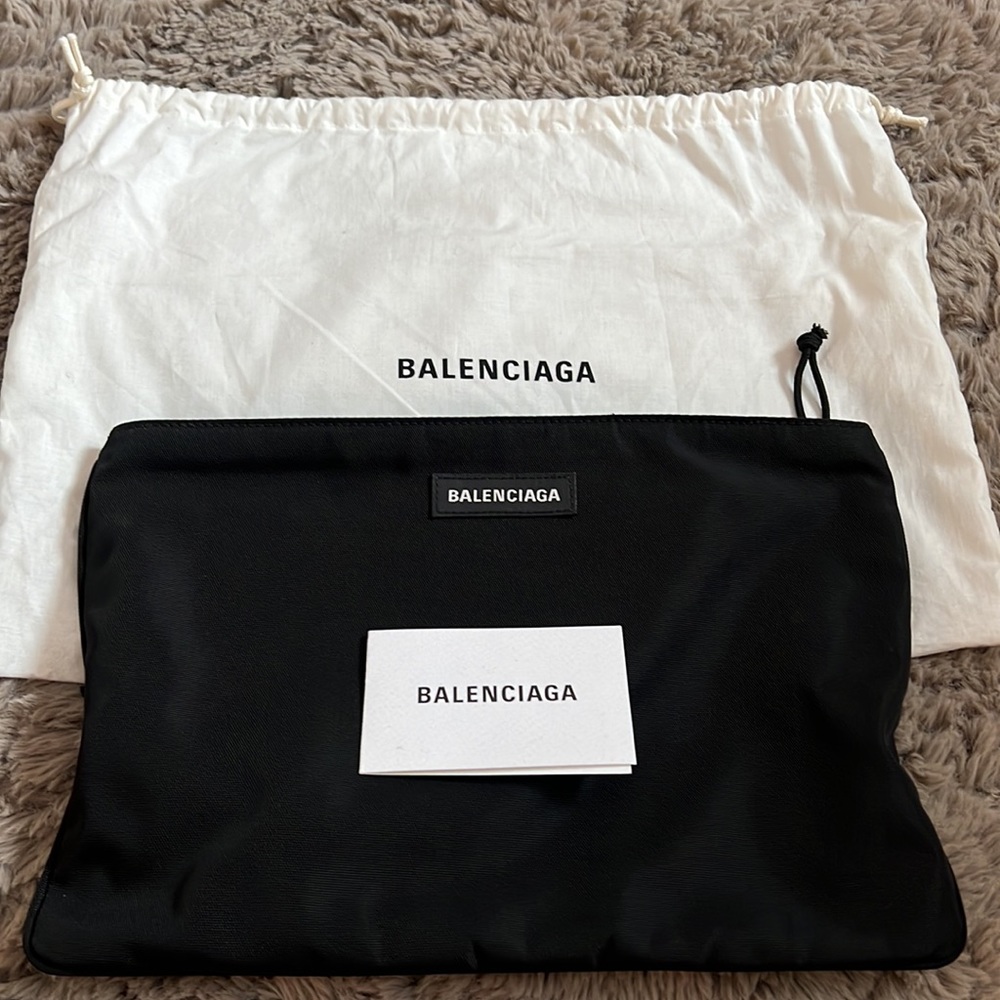 Authentic balenciaga pouch